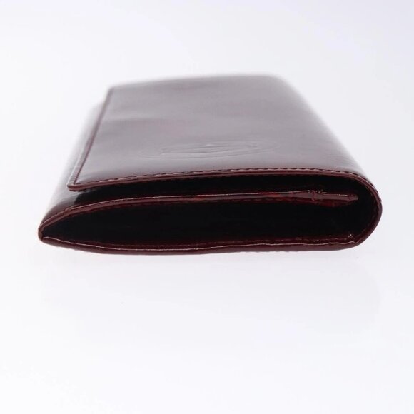CARTIER Happy Birthday Long Wallet Enamel Bordeaux Auth bs27880 - Picture 8 of 16